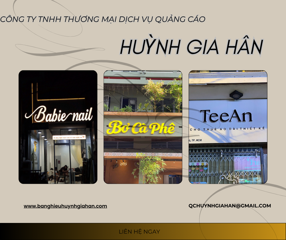 Quảng Cáo Huỳnh Gia Hân – Cam Kết Giá Rẻ Tận Xưởng, Thi Công An Toàn, Chất Lượng Hoàn Hảo