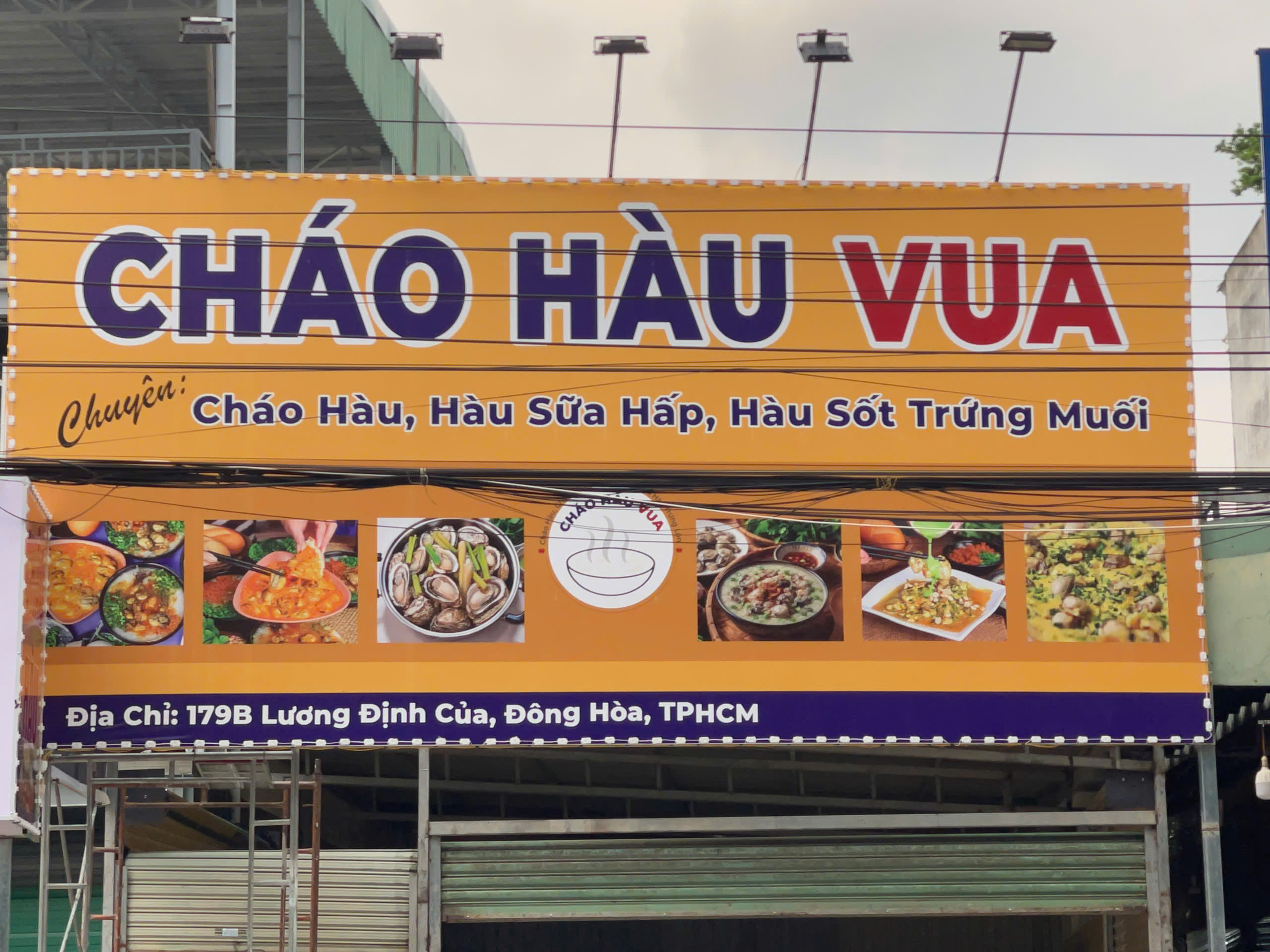 bảng hiệu quán ăn